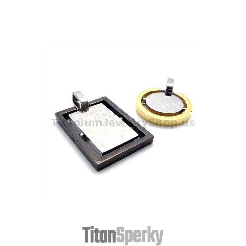 Titánové Prívesky Pre Milovníkov Pre Neho A Pre Ňu - Retiazky Bez Príveskov