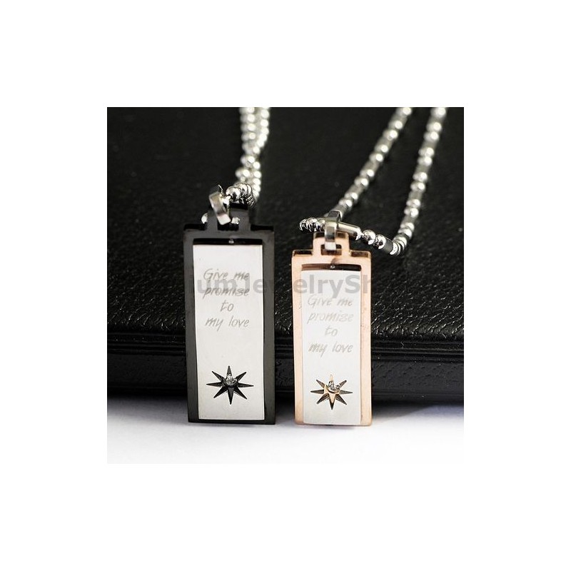 Titánové Prívesky Pre Milovníkov So Záväzkom Lásky, Darčeky Na Valentína - Retiazky Zadarmo