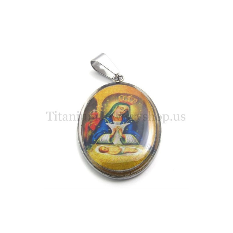Titánový Prívesok Zo Série Madonna A Ježiš