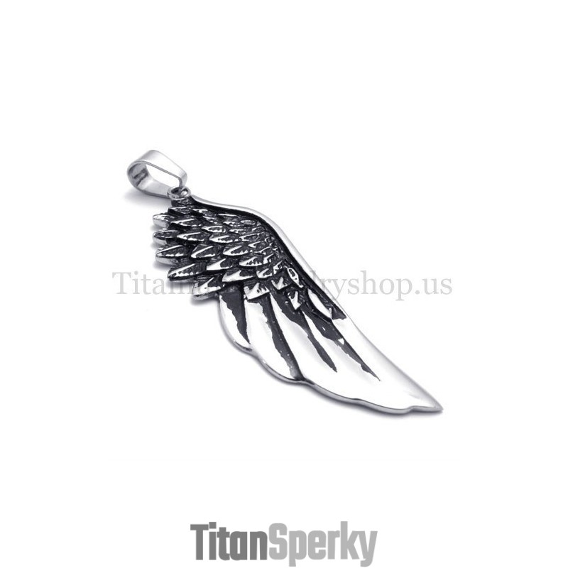 Pánsky Prívesok Z Čistého Titánu Wings Model Pánsky Prívesok Z Čistého Titánu Wings Model