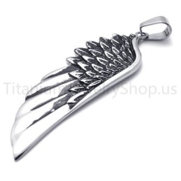 Nový Klasický Titánový Prívesok S Diabolským Krídlom
