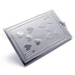 Nový Strieborný Titánový Prívesok S Hracou Kartou (10)