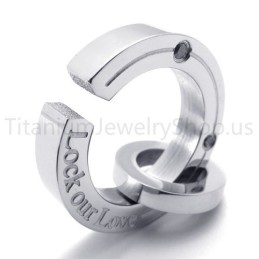 Nový Prívesok S Príveskom Fracture Ring, Strieborný Titán
