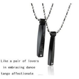 Prívesok Z Čistého Titánu Pre Milovníkov Párov Tango Affectionate