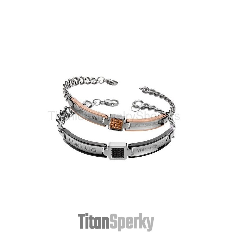 Náramky Pre Milovníkov Z Titánu I Shall Love You Forever