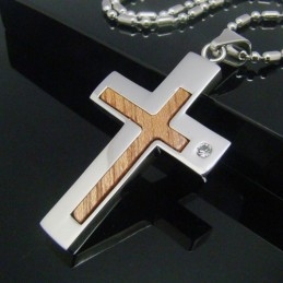 Prívesok Cool Man Shining Cross Pure Titanium