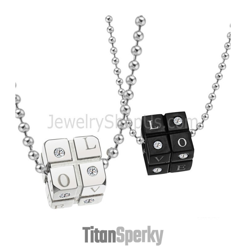 Titánové Čierno-Strieborné Prívesky Pre Milovníkov Kociek S Retiazkou Zadarmo C309