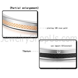 Tatánové Ružovo-Zlaté A Čierne Mriežkované Náramky Pre Pár S Kamienkami C746