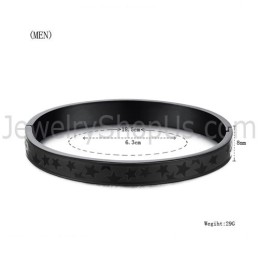 Tatánové Náramky S Čiernymi Hviezdičkami Pre Pár C863