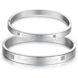 Tatanium "Love Collection" Párové Náramky S Kamienkami C849