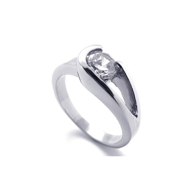 Titánový Prsteň S Diamantom Titánový Prsteň S Diamantom