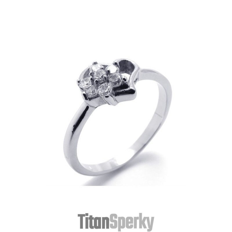 Titánový Prsteň S Diamantom Titánový Prsteň S Diamantom