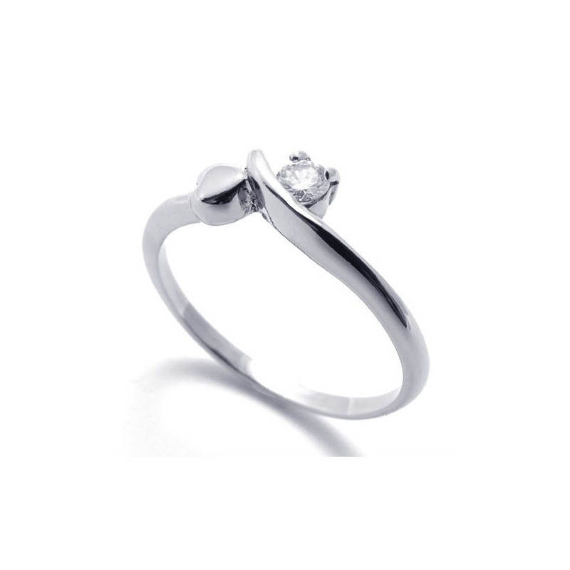 Titánový Prsteň S Diamantom