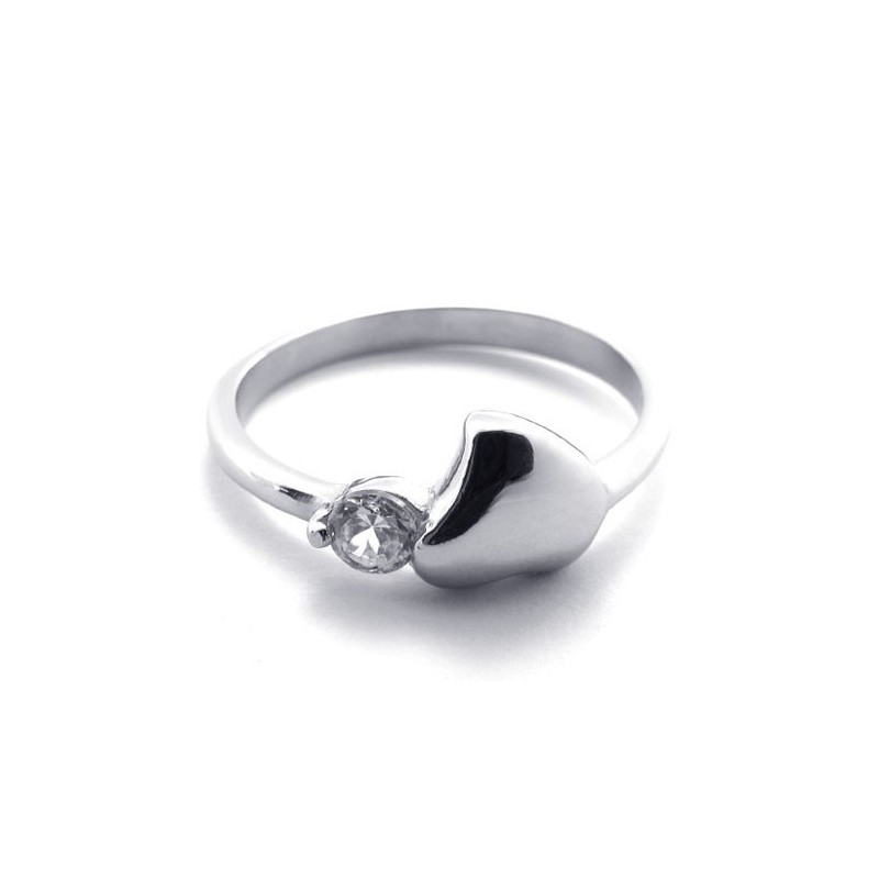 Titánový Prsteň S Diamantom Pre Ženy Titánový Prsteň S Diamantom Pre Ženy