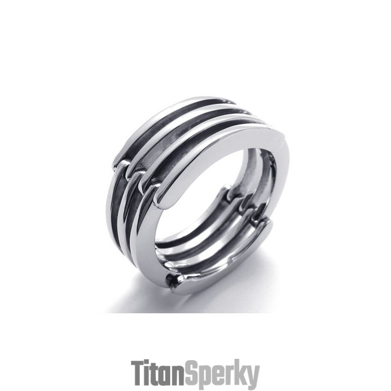 Titánový Prsteň Puzzle