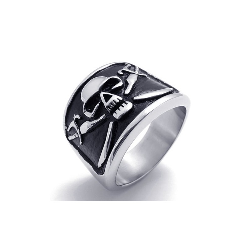 Titánový Prsteň S Lebkou