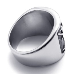 Titánový Prsteň S Lebkou