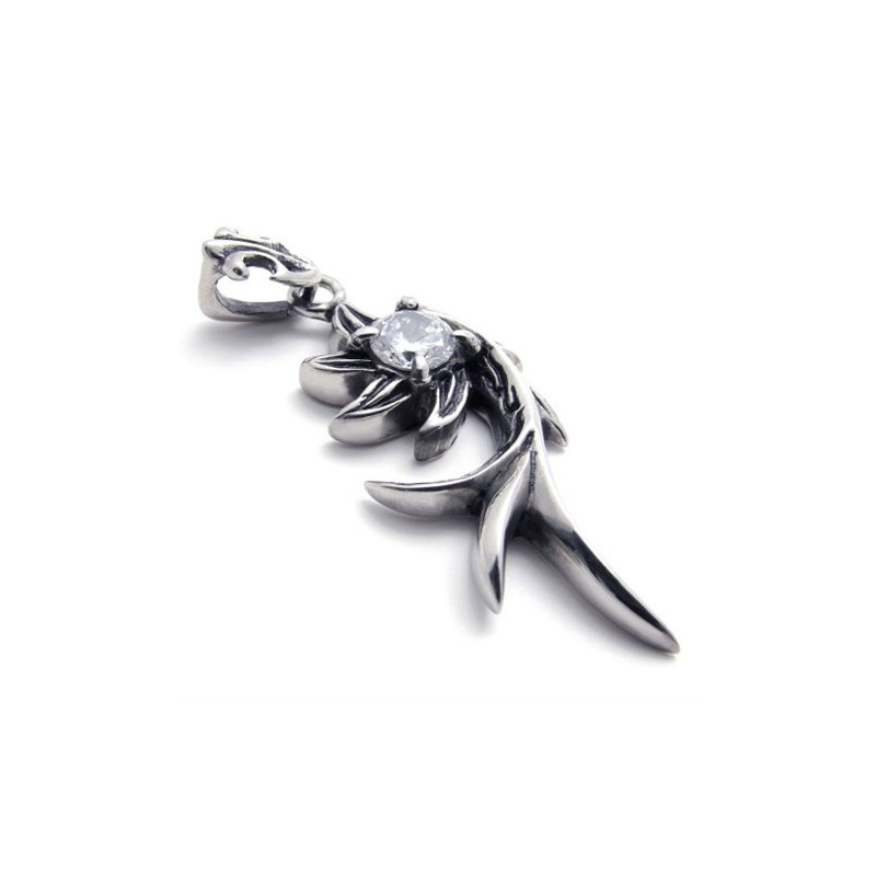 Titánový Prívesok S Diamantom A Morskou Pannou