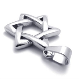 Titánový Prívesok So Šťastným Hexagramom