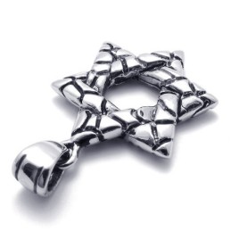 Titánový Prívesok So Šťastným Hexagramom