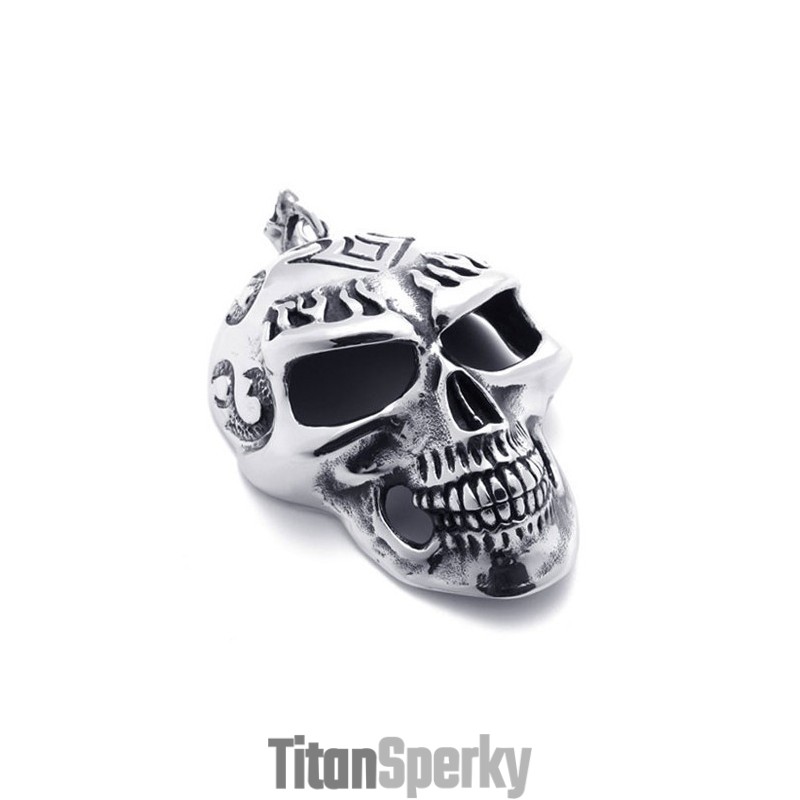 Titánový Prívesok S Maskou Lebky