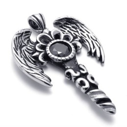 Titánový Prívesok S Drahokamom Wings