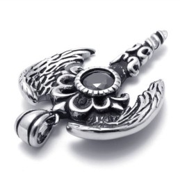 Titánový Prívesok S Drahokamom Wings