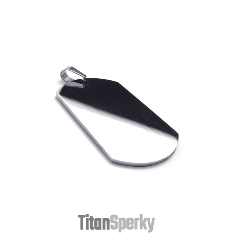 Leštený Titánový Prívesok S Príveskom Pre Psa