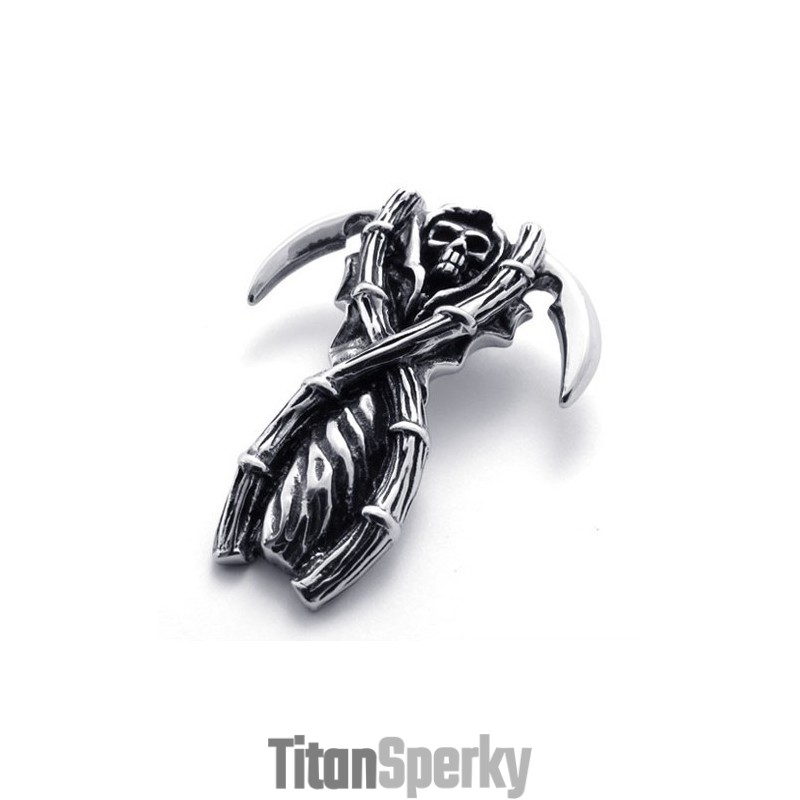 Titánový Prívesok S Lebkou Ducha