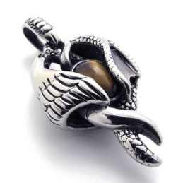 Titánový Prívesok S Drahokamom Wing Claw