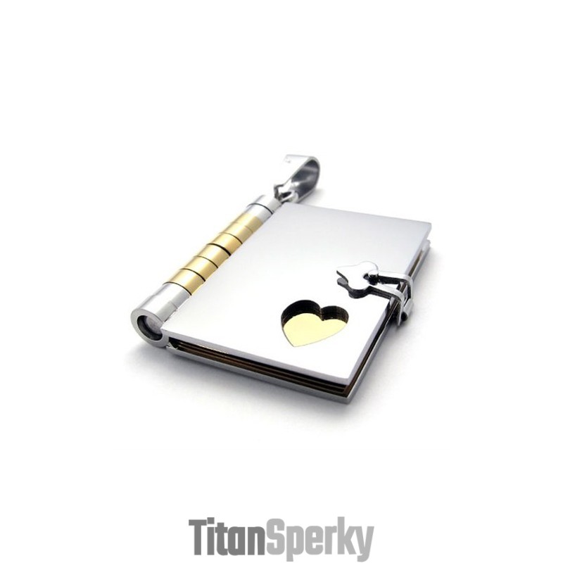 Titánový Prívesok Pre Milovníkov Zlatých Kníh