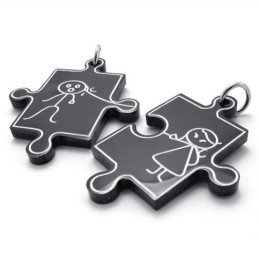 Titánový Prívesok Black Lovers