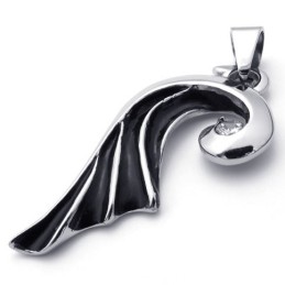 Titánový Prívesok S Diamantom Wing