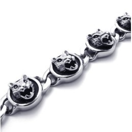 8,3-Palcový Titánový Náramok S Mačkami