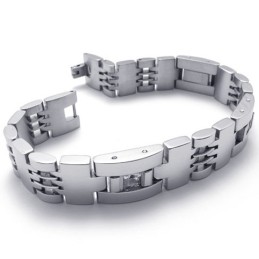 8,5-Palcový Diamantový Titánový Náramok