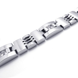 8,5-Palcový Diamantový Titánový Náramok