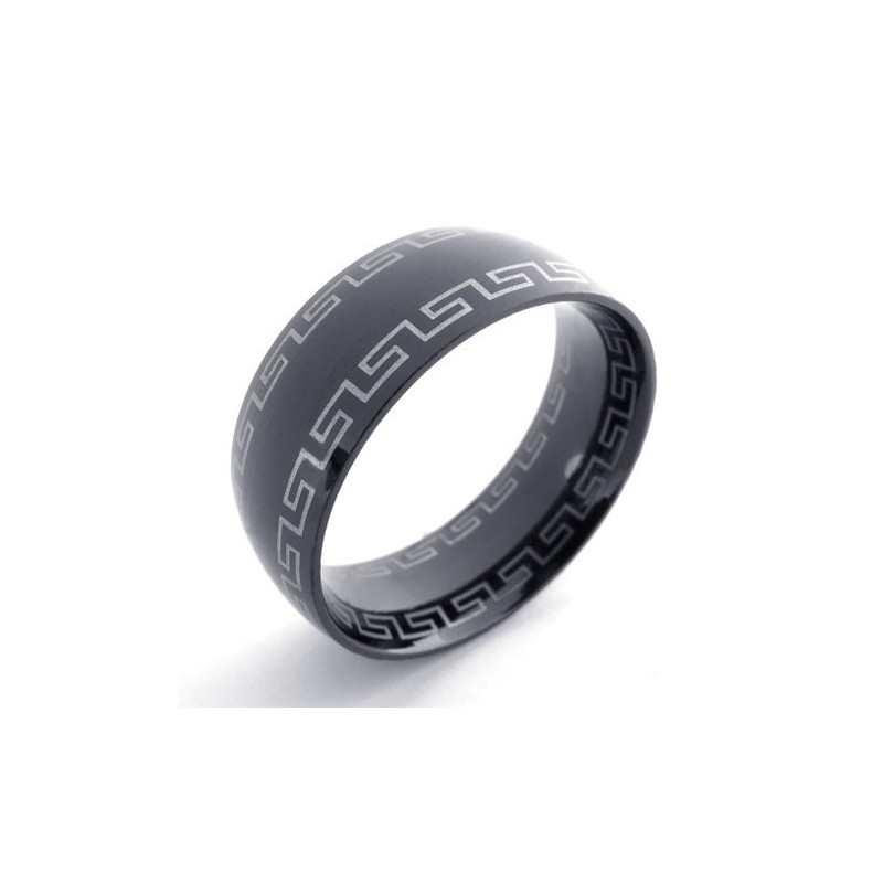 Čierny Titánový Prsteň