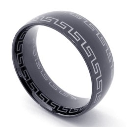 Čierny Titánový Prsteň