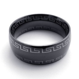 Čierny Titánový Prsteň