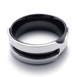 Čierny Titánový Prsteň