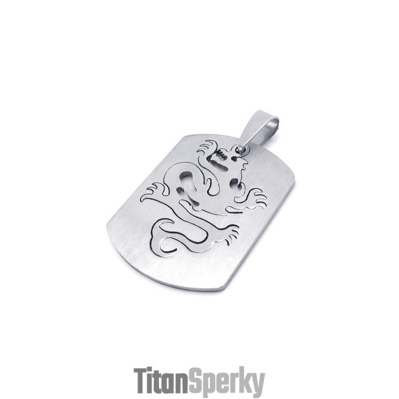 Titánový Čínsky Prívesok Drogn Titánový Čínsky Prívesok Drogn