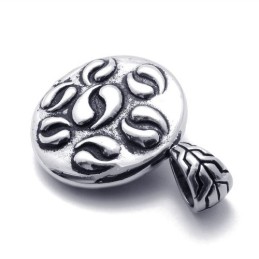 Titánový Prívesok Taichi S Čiernymi A Bielymi Kamienkami