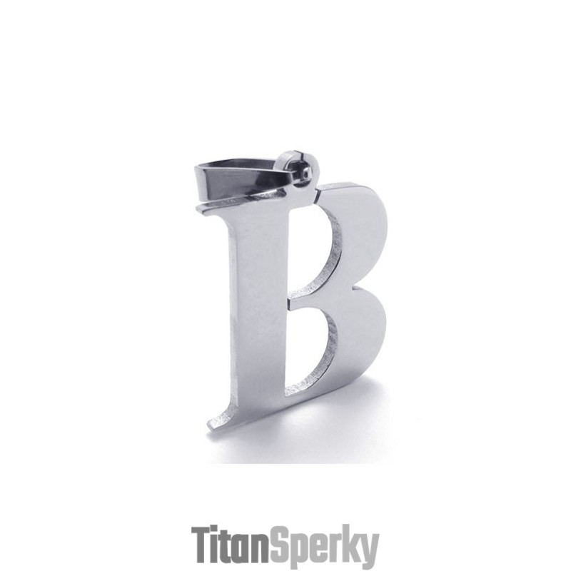 Titánový Prívesok S Písmenom "B" Titánový Prívesok S Písmenom "B"