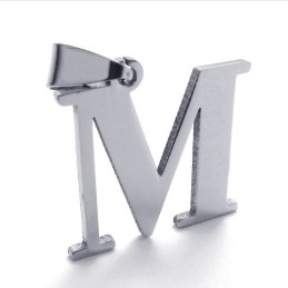 Titánový Prívesok Pre Písmeno "M"