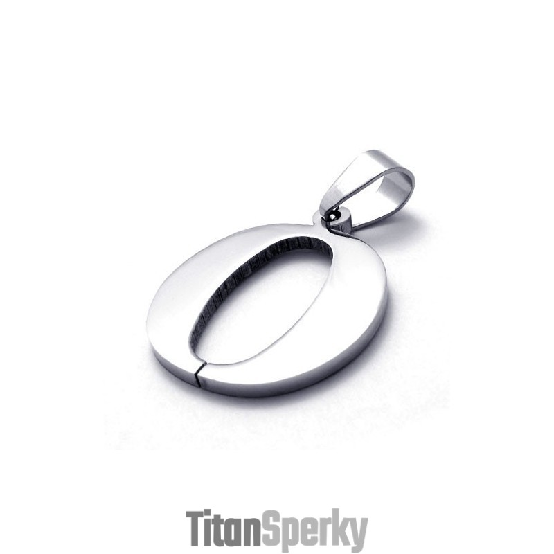 Titánový Prívesok S Písmenom "O" Titánový Prívesok S Písmenom "O"