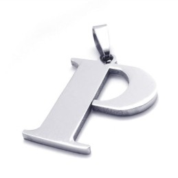 Titánový Prívesok Pre Písmeno "P"
