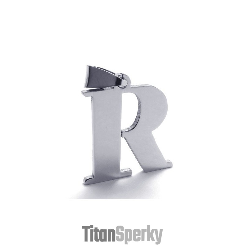 Titánový Prívesok S Písmenom "R"