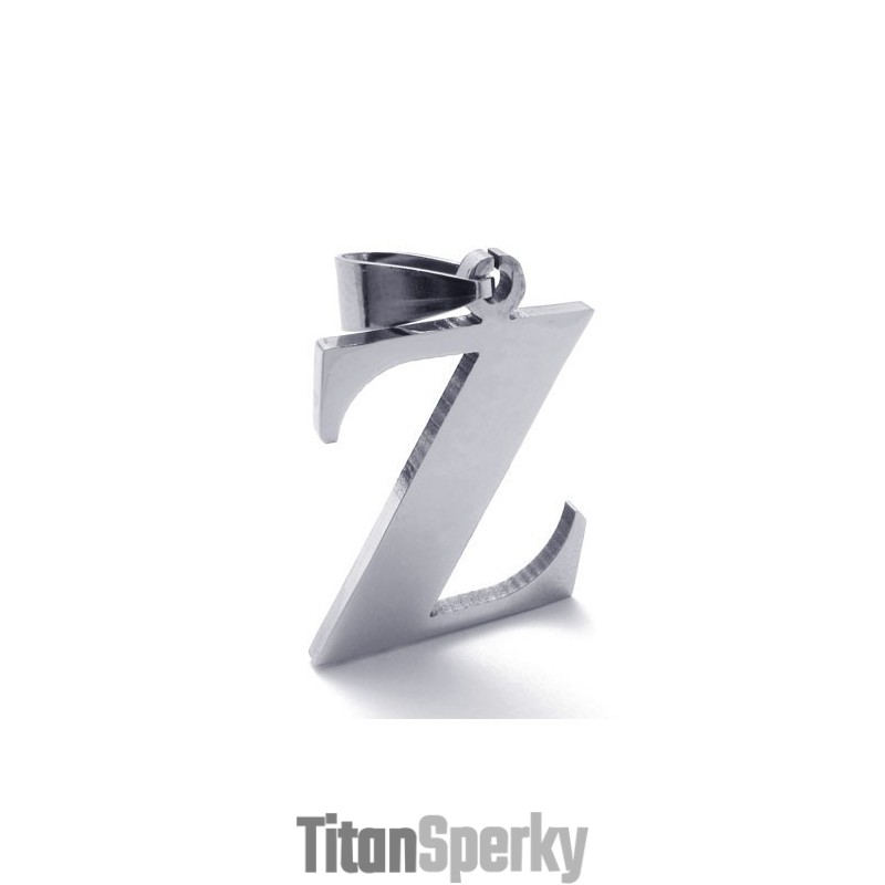 Titánový Prívesok S Písmenom "Z"