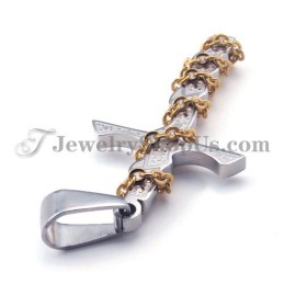 Elegantný Titánový Prívesok S Krížom