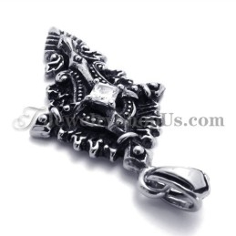 Módny Titánový Prívesok So Zirkónom